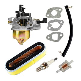 OxoxO Compatible with Carburetor Air Filter Spark Plug Fuel Filter Kit Compatible with HONDA GXV120 GXV140 GXV160 Engines HR194 HR195 HR214 HRA214 HR215 HR216 HRA216 HRC216 Lawn Mower