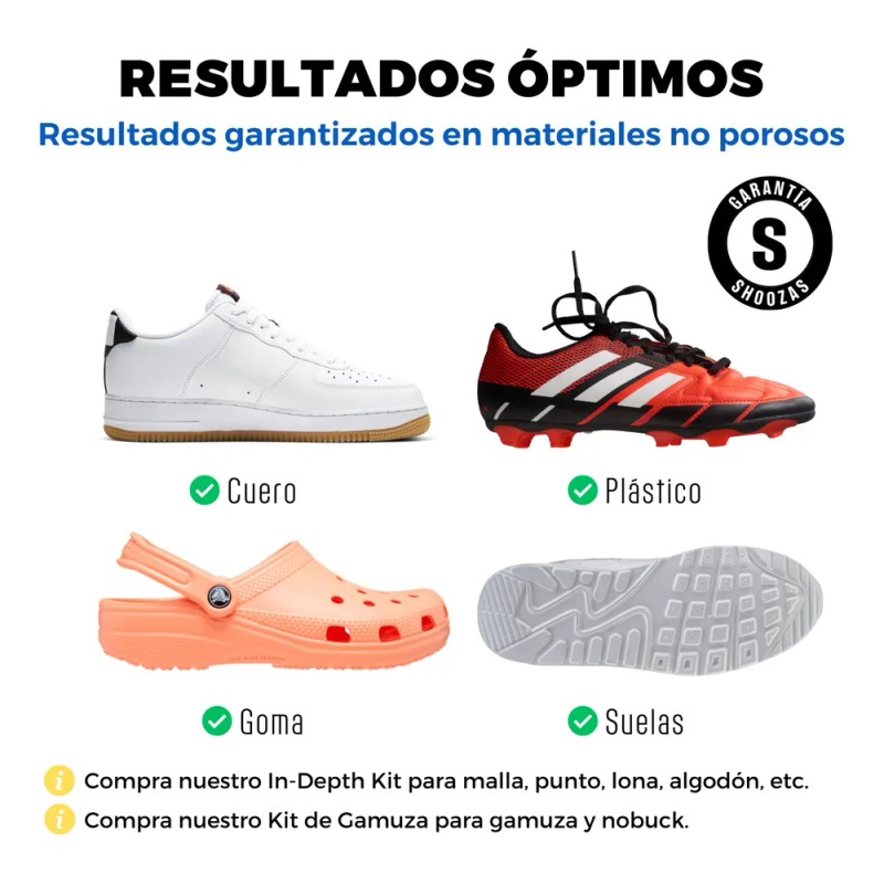 Kit Limpieza De Tenis 4pzs Limpiador Espuma Cepillo Shoozas