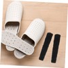 Baluue 8pcs Plush Heel Strap Covers for Slippers Detachable Winter