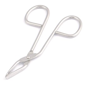 OdontoMed2011® Scissor Tweezers Slant Tip Square Professional Salon Quality New Plucker 'Eyebrow