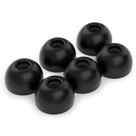 Attach Set of 6 x Memory Foam Ear Tips For Sony WF-C500 Headphones in Medium