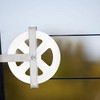 Clothes Hanging Strap Pulley, Clothesline Pulley Weather Resistant 5 Inch