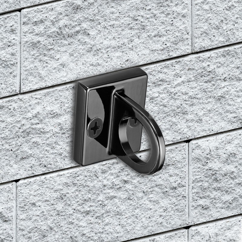 YOKIVE 2 Pcs Pad Eye Plate U Hooks, Metal Wall