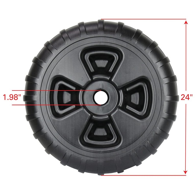 Extreme Max 3005.3729 Heavy-Duty Plastic Roll-In Dock/Boat Lift Wheel -