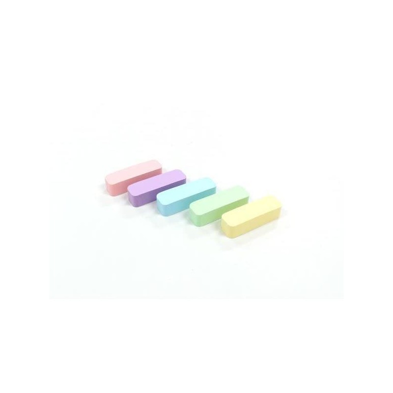 Fusen All-Over Glue Rounded Corners Pastel, 0.6 x 2.0 inches