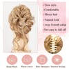 Claw Clip Messy Bun Scrunchy Synthetic Hair Extensions for Women