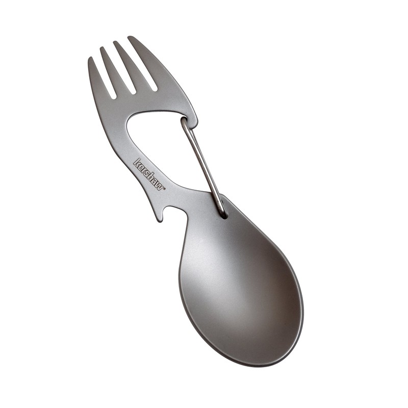 Kershaw Ration Multi-Tool Spoon Fork Combo, 3Cr13MoV Stainless Steel Unibody