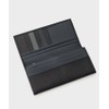 Takeokikuchi G8701293 Men's Long Wallet Color Embossed Leather Wallet, black
