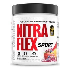 Pre Entreno Gat Nitraflex Extreme Sport 20 Serv 300 Gr Sabor Fruit Punch                                                                              