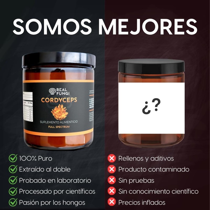 Cordyceps Suplemento en polvo de extracto de hongo - (100g)