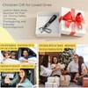 TLOEP Christian Cross Leather Keychain – God Is Greater Than
