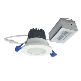Nora NM2-2RDC6027MPW 2" Mini Recessed Downlight, 600 Lumens - No Housing Required (Matte Power White, 2700K)