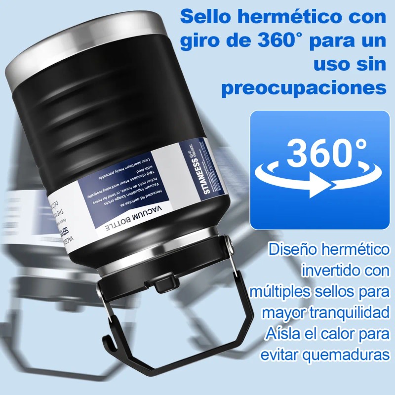 Termo De Gran Capacidad, Acero Inoxidable 304, 2 Litros