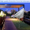 Bigwinyep Telescope Cover with Adjustable Drawstring Zipper Waterproof Astronomical Telescope