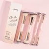 MAANGE Brochas Maquillaje, 4 Brochas de Maquillaje Premium de Doble