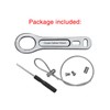 iGuerburn Small Heavy Duty Metal Oxygen Cylinder Tank Wrench O2