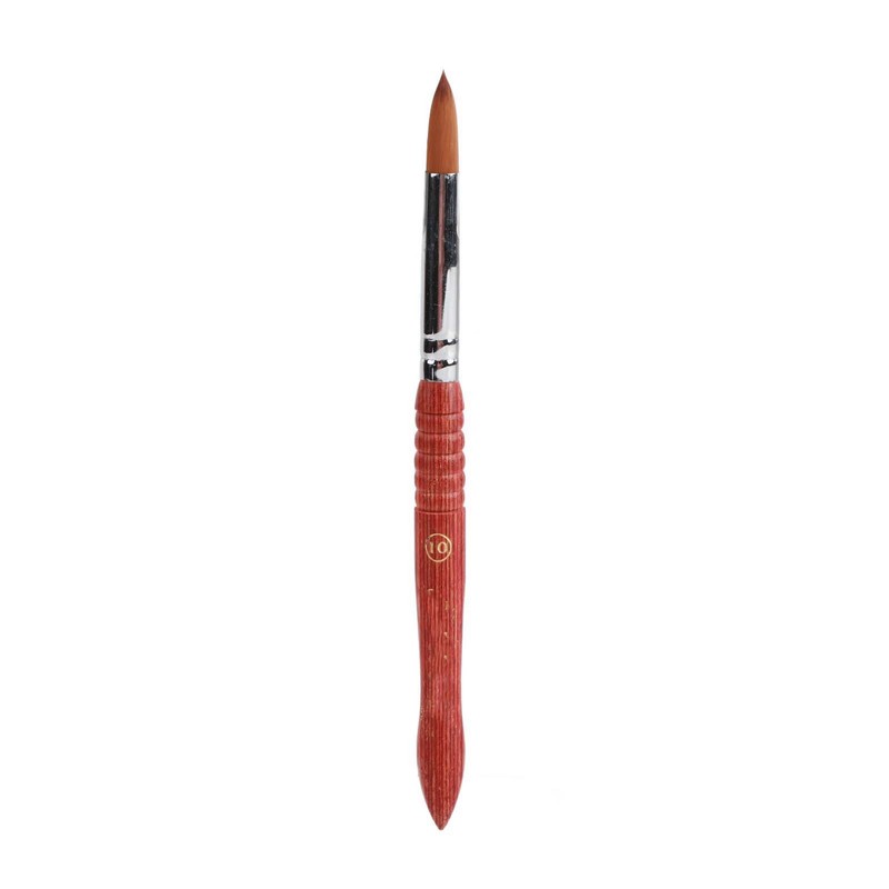Professional Flexible Hair Nail Art Brush Rosewood Handle Crystal Pen