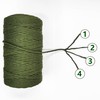 SUNTAYA Macrame Cord 3mm X 200 Meters, Macrame Rope Cotton