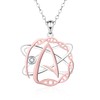 Atheist Necklace S925 Sterling Silver: Atheism Sign Pendant Science Jewelry