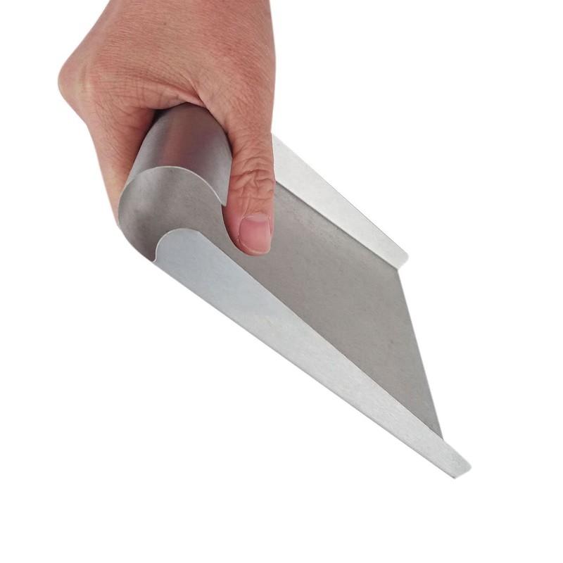 Proshopping Stainless Steel Scooper for Food, Large One-Piece Cast Square
