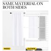 NICETOWN Window Treatment Curtain Panels - (White Color) W52 x
