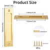 OFOEKV Sliding Barn Door Closet Handles Pulls - 2pcs Finger