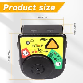 Ignition Switch Module Replace 925-06119c, 725-06119c, 925-04227 for Cub Cadet XT1-LT42 XT1-LT42C XT1-LT42 KH for Craftsman T110 T1200 for Troy Bilt TB2246 TB30R with Keys