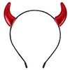 Bonnie Z. Leonardo Glossy Devil Horns Headband Red