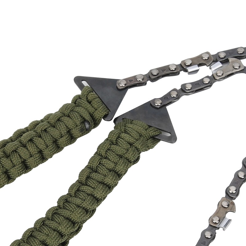 11 Teeth Chain Saw Outdoor Survival Stainless Steel Wire Pocket