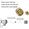 1 Set TA-4 Hot and Cold Seats for Temptrol Valves,