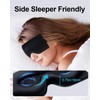 Hochoek Sleep Mask 3D, Hollow Shading Wing, Eyelash Friendly, Side