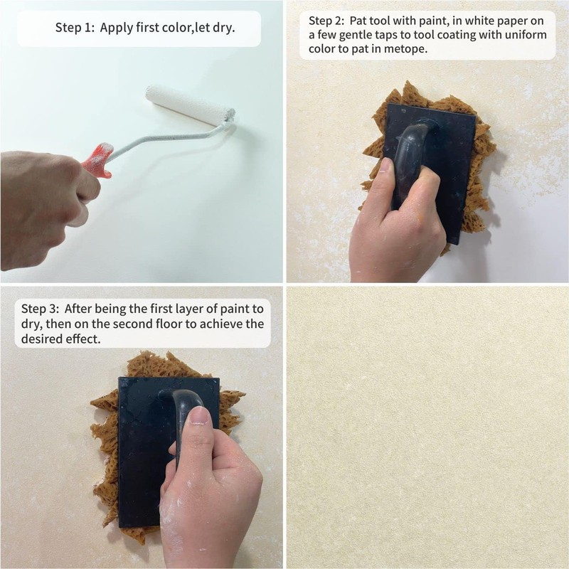 Nichiyo Large Paint Sponge Sea Sponges Unbleached Ceiling Art Texture