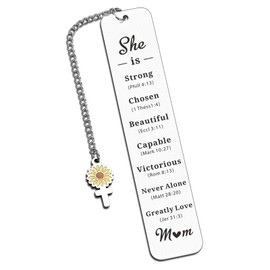 Gifts for Mom from Daughter Son Christmas Christian Gifts for Women Bible Bookmark Mothers Day Valentines Gifts for Mother Mom to Be Bonus Mom Mother in Law Grandma Book Lover Sentimental Gifts Ideas