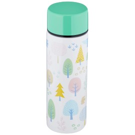 Toa Metal 332-306 Pocket Mini Thermos Bottle Nordic Series [Forest] 4.5 fl oz (140 ml)