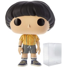 POP [Stranger Things] - Mike Wheeler Funko Pop! Vinyl Figure (Bundled with Compatible Pop Box Protector Case), Multicolor, 3.75 inches