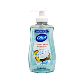 Dial Liquid Hand Soap, Coconut Water & Mango, 7.5 Fluid Ounces - 017000121581 017000121598