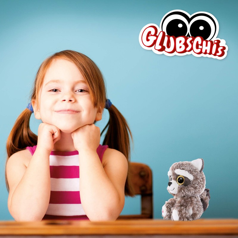Nici 46621 Glubschis Waschbär Clooney, ca. 15cm