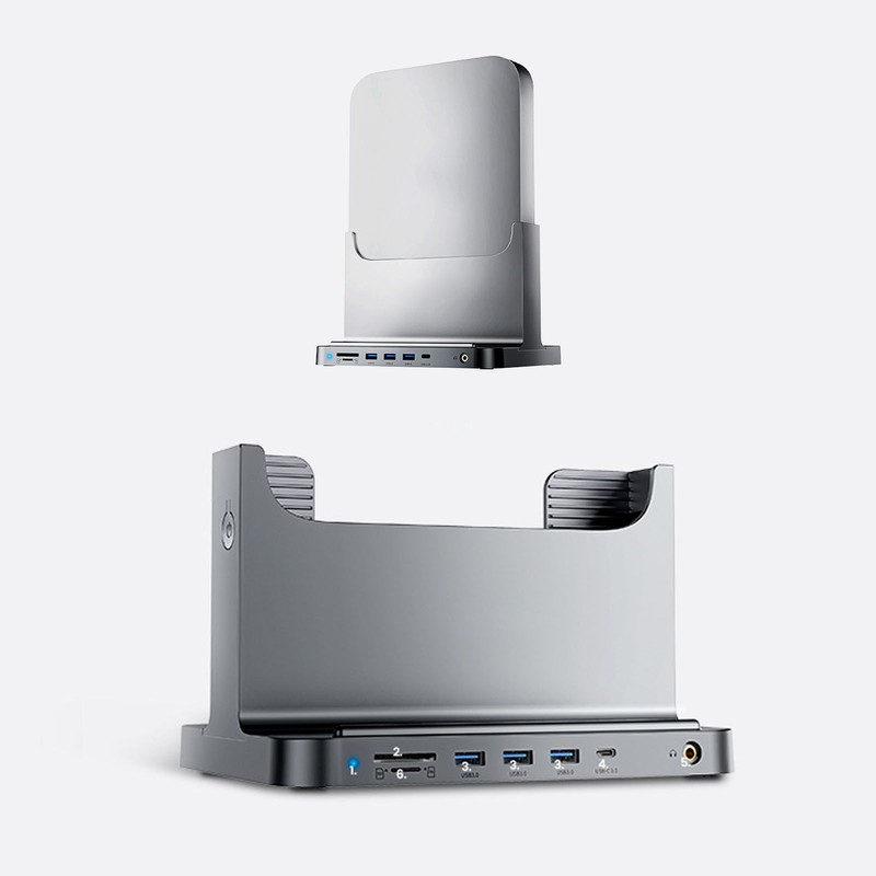 Vertical PC Stand 8 in 1 Docking Station Stable Signal