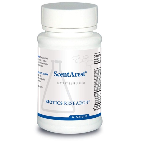 BIOTICS Research ScentArest® – Designed and Clinically Tested by Dr. Mark Force. Supports Healthy Functioning of Liver Detoxification Pathways, Urea Cycle, Methylation. Vitamin E, Riboflavin 60C