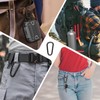 Pullther Carabiner Large Ultra Lightweight Rust Free Outdoor Guy Rope