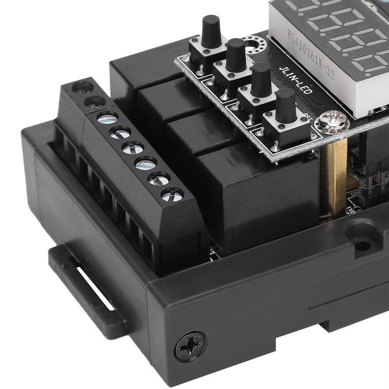 PLC Industrial Control Board Relay Digital Tube Integrated with Shell