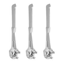 PTSTEL Bung Wrench, 3 Pack Aluminum Drum Plug Barrel Wrench for Opening 10 15 20 30 55 Gallon Drum, Drum Opener Tool For Most Standard 2"& 3/4" Plugs On Tight-Head, 3pcs