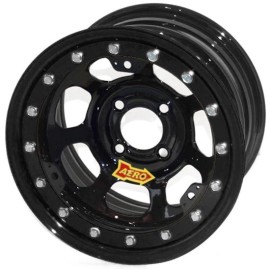 Aero Race Wheels 53 Black Roll-Formed Beadlock Wheel 15"x8" 5x4.75" 53-184730