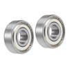 A ABSOPRO Ball Bearing Double Shielded 6201ZZ 12x32x10mm Chrome (Set