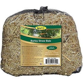 EasyPro Pond Products EBS Barley Straw Bale for Ponds and Waterfalls - Keeps Water Clean and Clear - Reduces Pond Maintenance - ½ lb. Bale Treats 500 Gallons - Safe for Aquatic Life and Pets