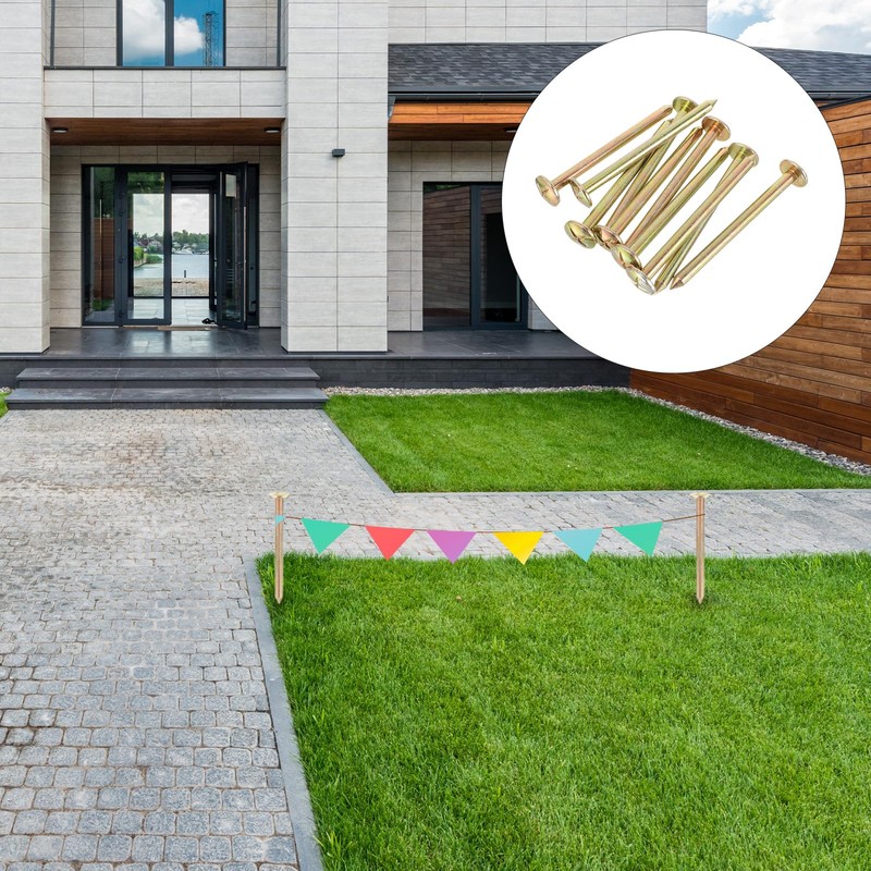 POPETPOP Lawn Ground Nails Border Inserts Land Border Markings Tool