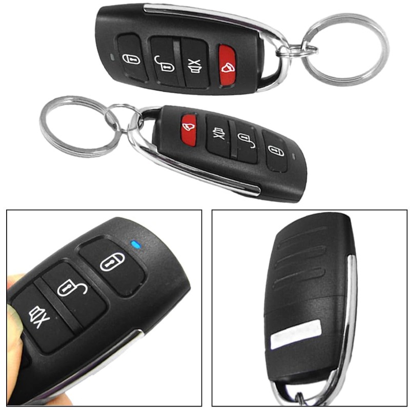 KACEPAR Car Security Kit, Car Central Locking Immobiliser, Auto Alarm