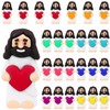 Bememo 25 Pack Little Jesus Figures Mini Rubber Jesus Toys