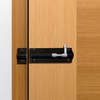 2 Pack Heavy Duty Tower Bolt Black 100mm (4"), Door
