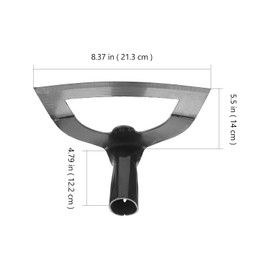 OSALADI Gartenwerkzeuge Hohlhacke Hohlhacke Vollständig Gehärteter Stahl Gartenhacke Kleine Gartenschaufel für Jäten Landwirtschaft